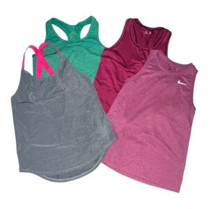 Nike Women's Tank Tops in Gray, Green, and Pink Size XS/S
